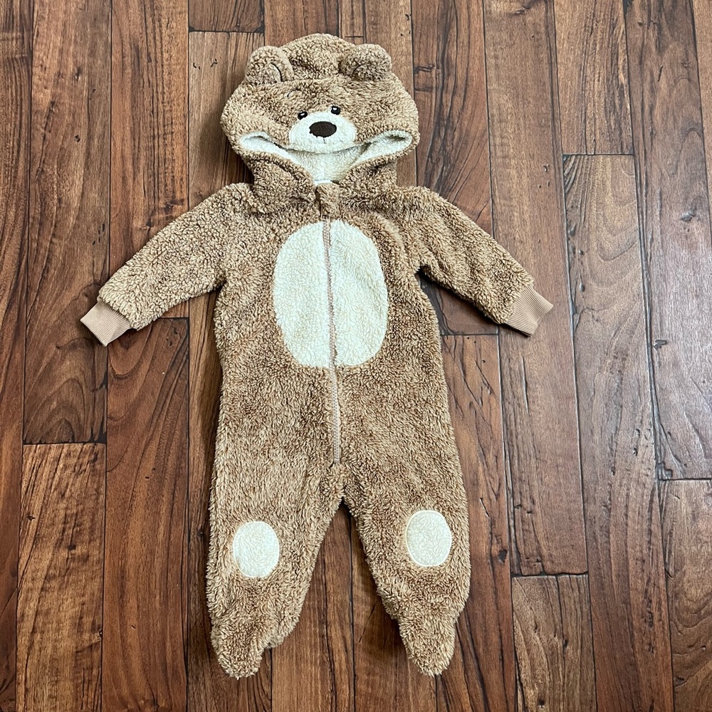 Delta baby bear one piece footy overalls size 3-6 months